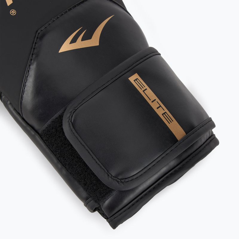Rękawice bokserskie Everlast Pro Style Elite 2 black/gold 6