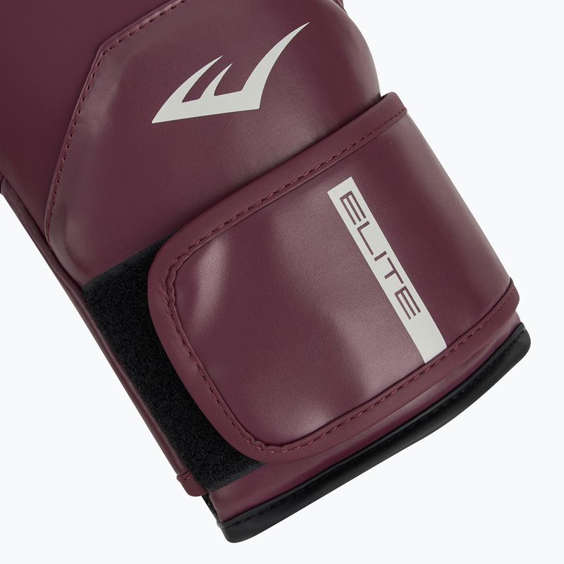 Rękawice bokserskie Everlast Pro Style Elite 2 maroon 6