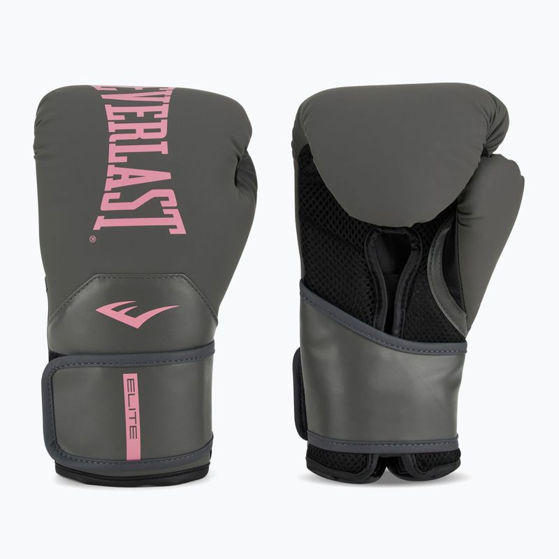 Rękawice bokserskie Everlast Pro Style Elite 2 grey/pink