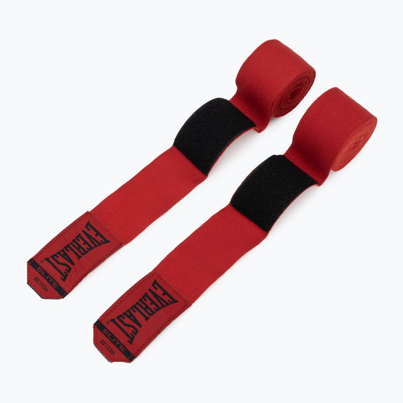 Bandaże bokserskie Everlast 450 cm red 2