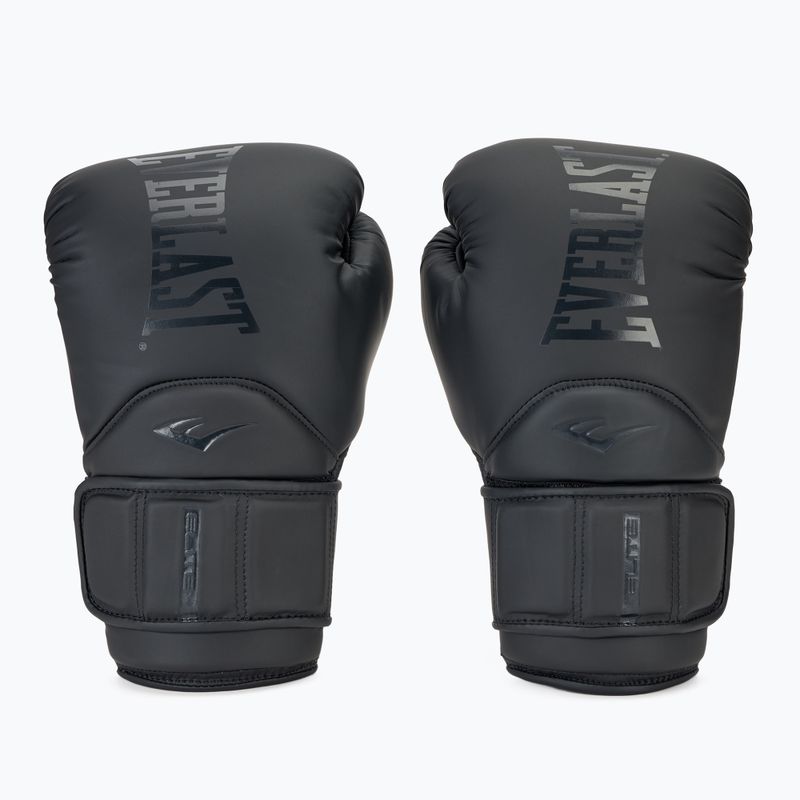 Rękawice bokserskie Everlast Elite 2 Pro Boxing Leather black 2