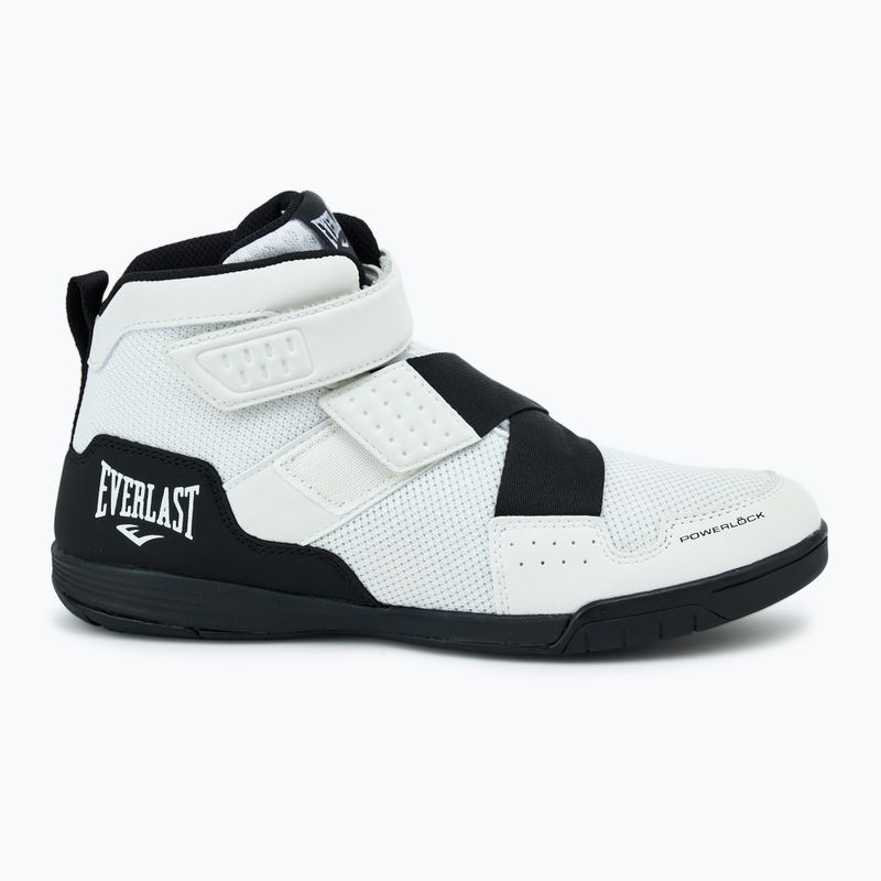 Buty bokserskie męskie Everlast Powerlock X-Trainer white 2