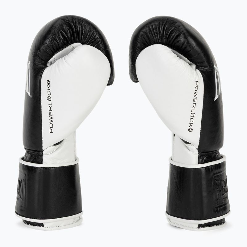 Rękawice bokserskie Everlast Powerlock Pro OG H&L black/white 4