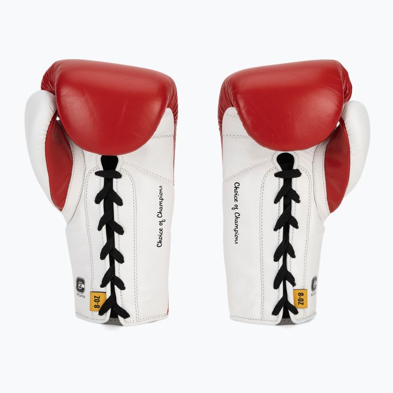Rękawice bokserskie Everlast Powerlock OG Pro Fight red/white 3