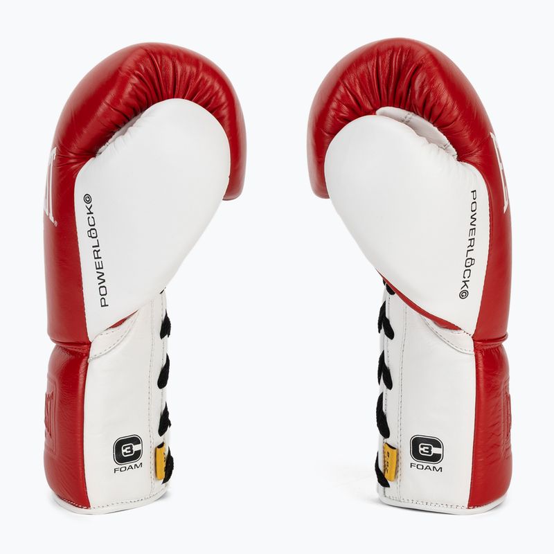 Rękawice bokserskie Everlast Powerlock OG Pro Fight red/white 4