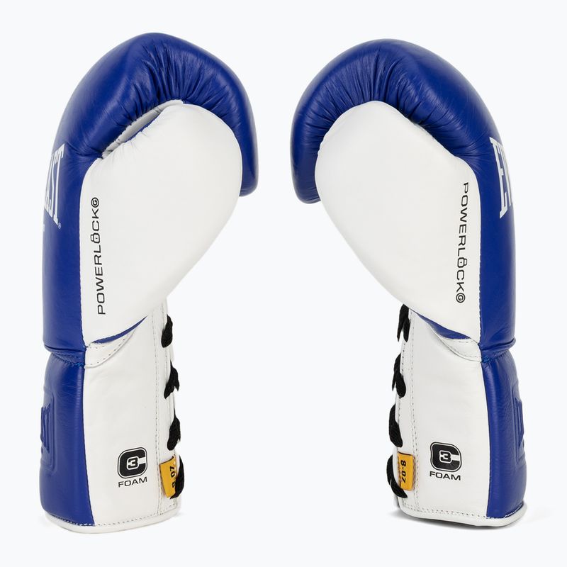 Rękawice bokserskie Everlast Powerlock OG Pro Fight blue/white 4