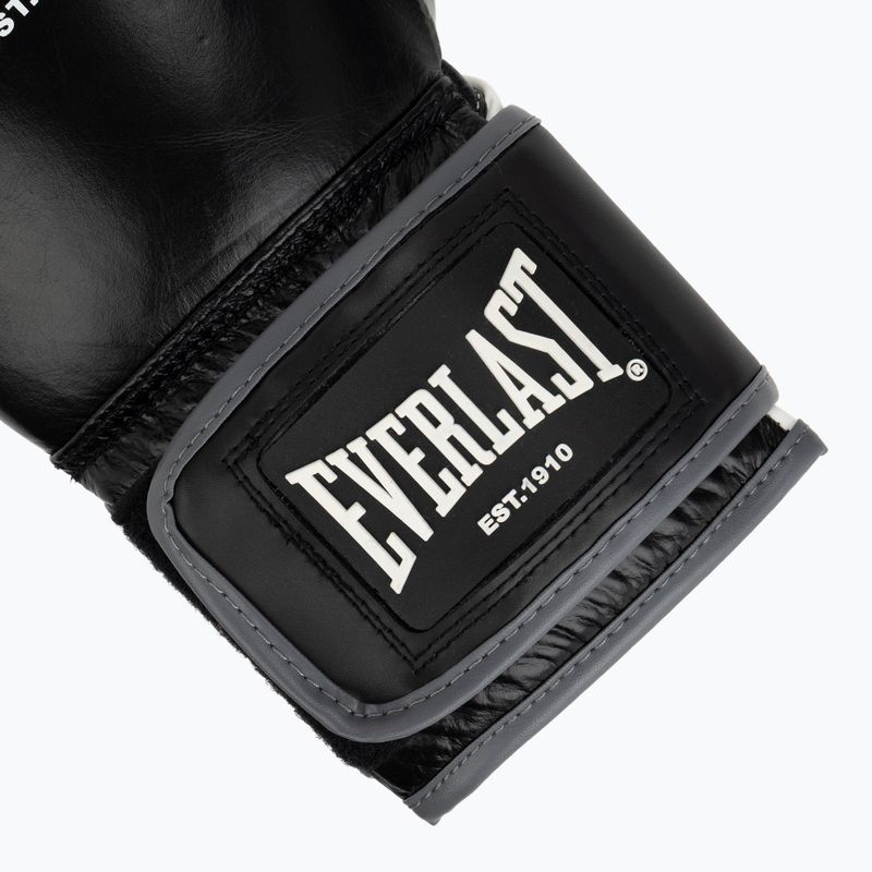 Rękawice bokserskie Everlast Powerlock OG H&L Leather Advanced Training black/white 6