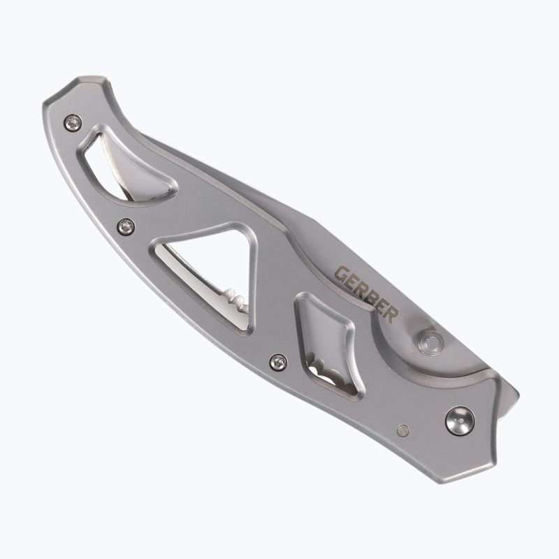 Nóż turystyczny Gerber Paraframe II Folder Serrated silver 2