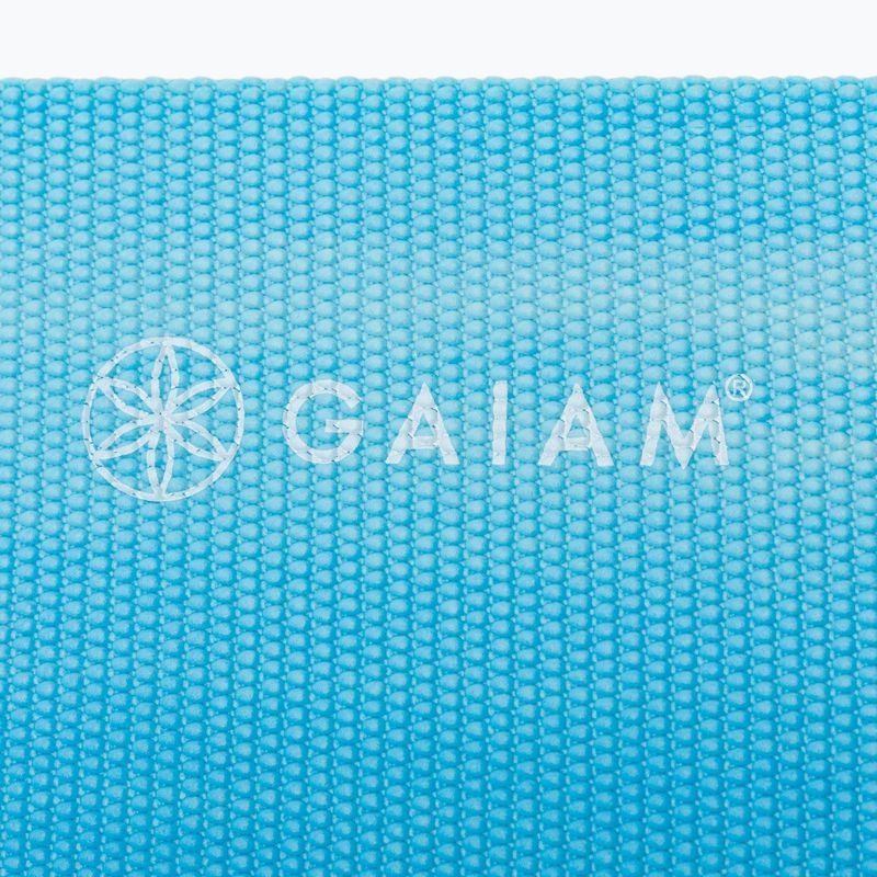 Mata do jogi Gaiam Tie Dye 4 mm niebieska 54844 4