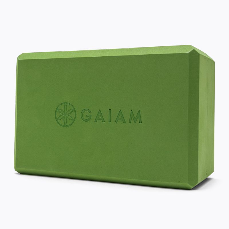 Kostka do jogi Gaiam zielona 59186 3