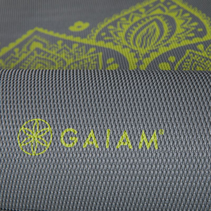 Mata do jogi Gaiam Citron Sundial 6 mm szara 61333 4