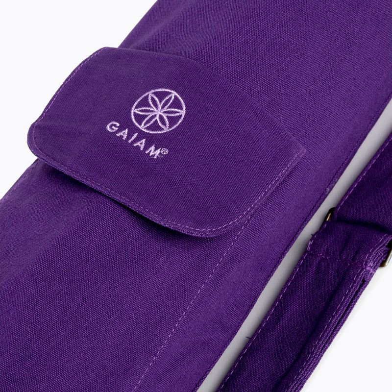 Torba na matę do jogi Gaiam Deep Plum fioletowa 61338 4