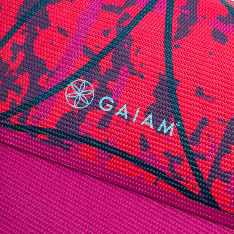 Mata do jogi Gaiam Radience 4 mm różowa 63491 4