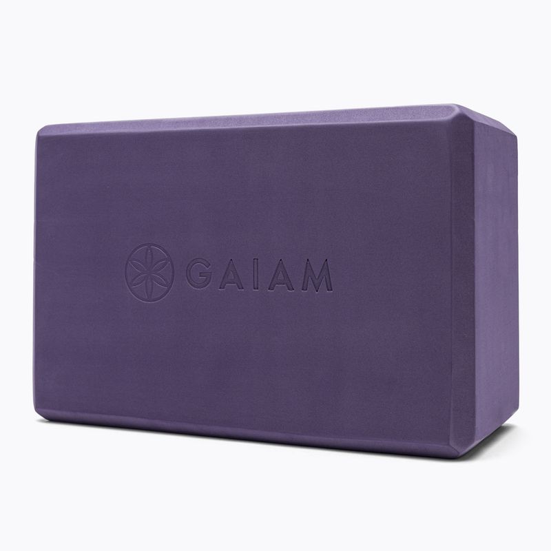 Kostka do jogi Gaiam fioletowa 63682 6