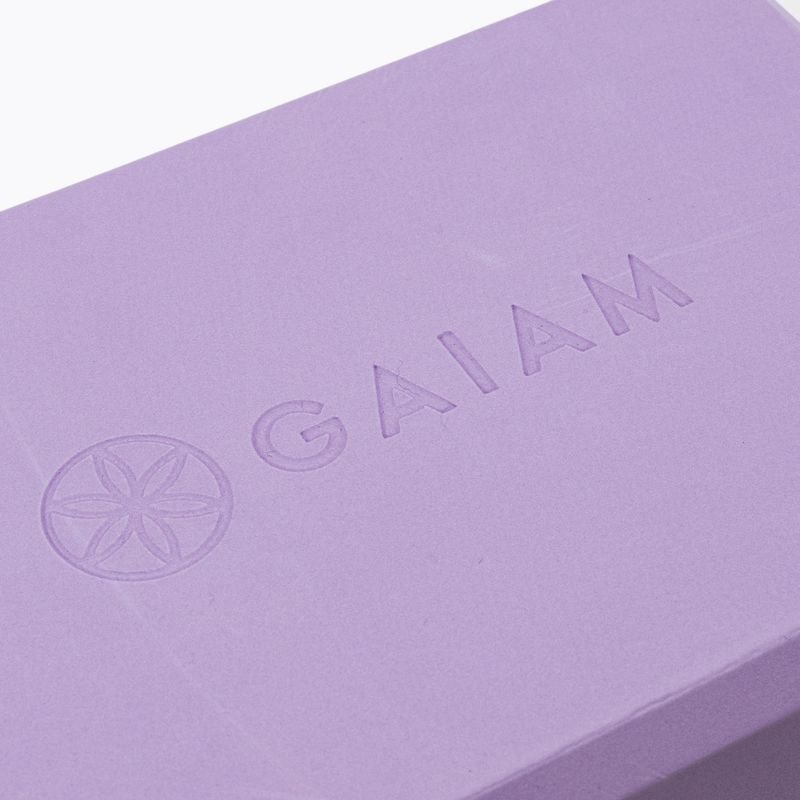 Kostka do jogi Gaiam fioletowy 63748 8
