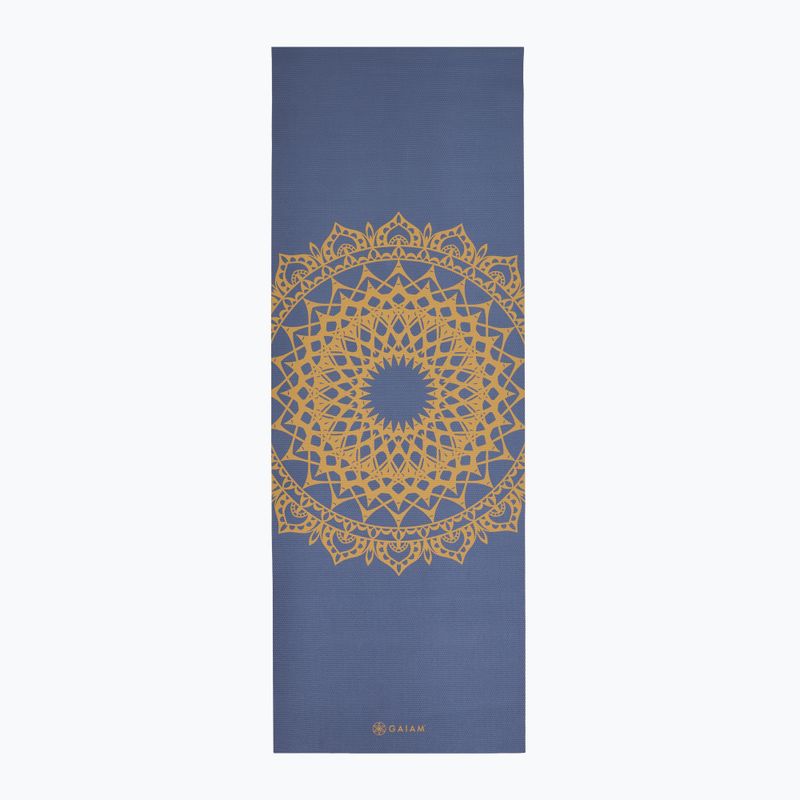 Mata do jogi Gaiam Yoga Printed indigo