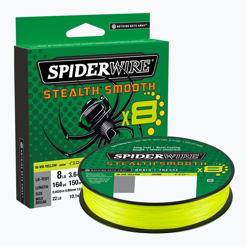 Plecionka spinningowa SpiderWire Stealth 8 300 m hi-vis yellow