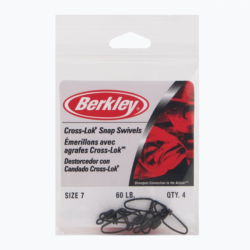 Krętliki spinningowy Berkley Mc Mahon Cross-Lok Snap/Swivels 4 szt.