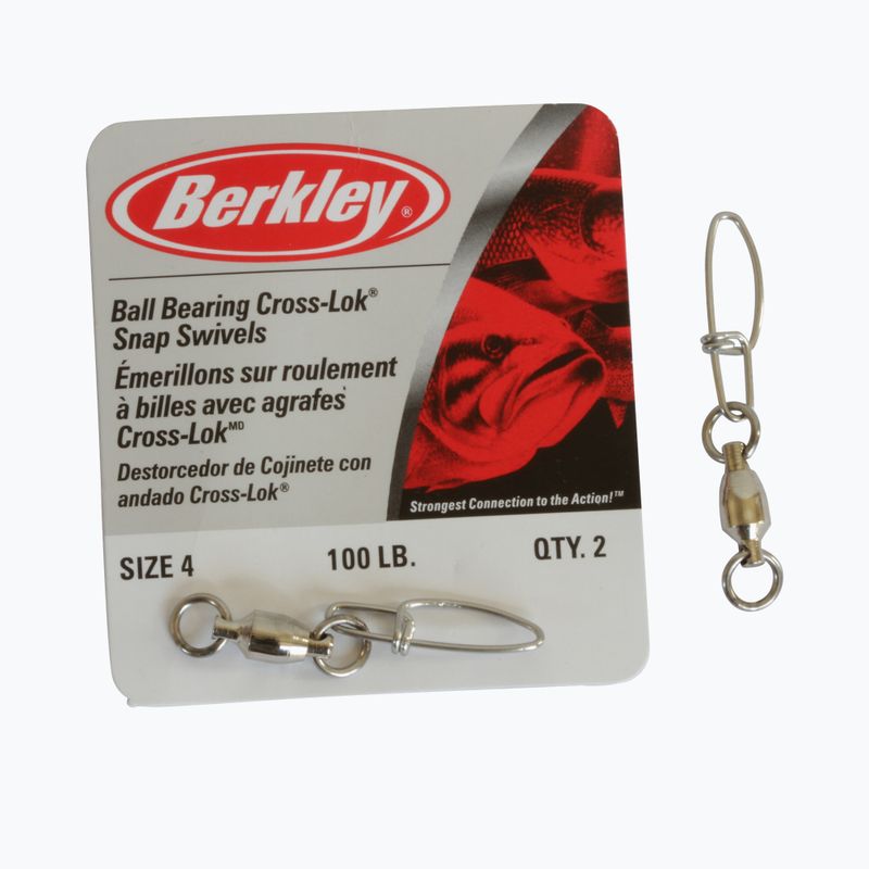 Krętliki spinningowe Berkley Mc Mahon Bb With Snaps Swivel rozmiar 4