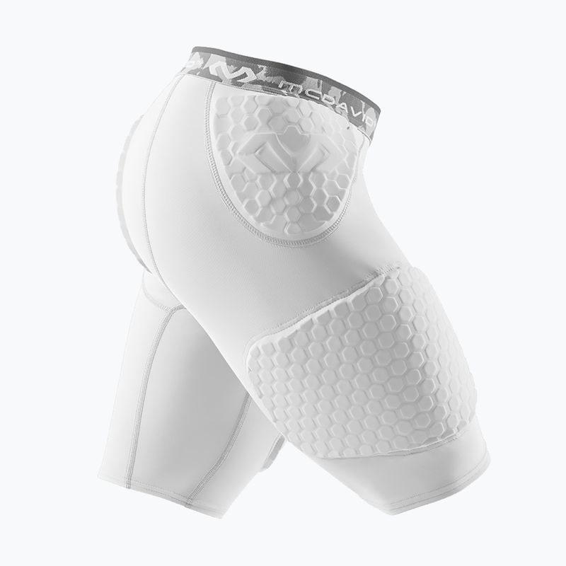 Spodenki z ochraniaczami męskie McDavid Basketball Short white