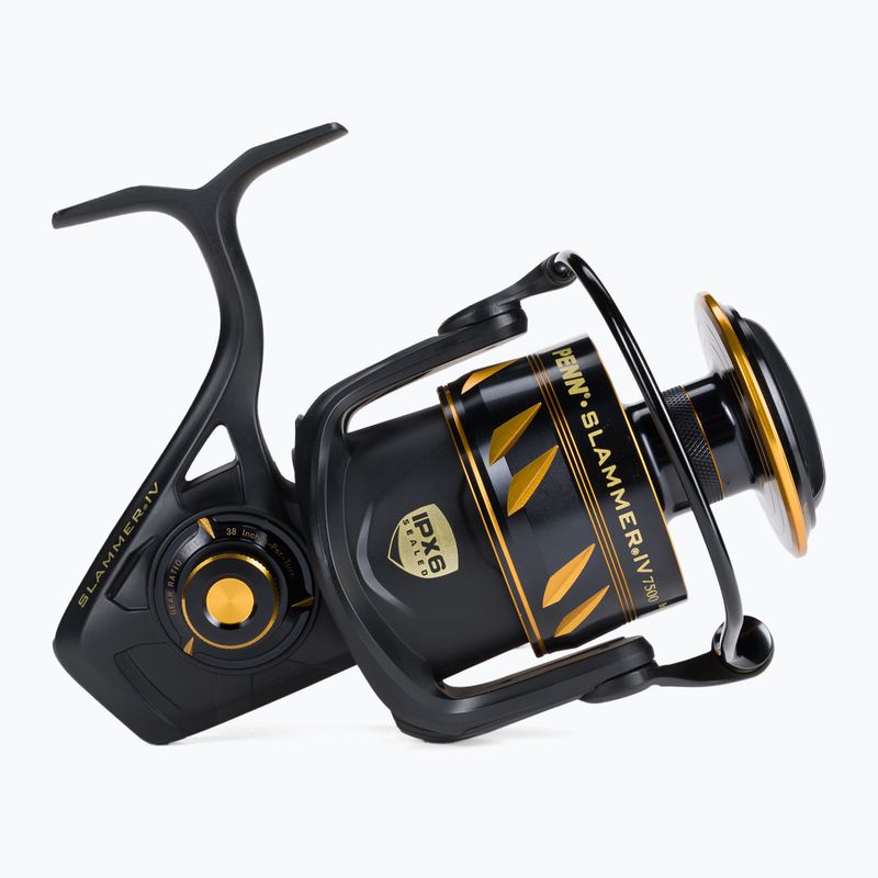 Kołowrotek spinningowy Penn Slammer IV Spinning Reel Box black/gold 2