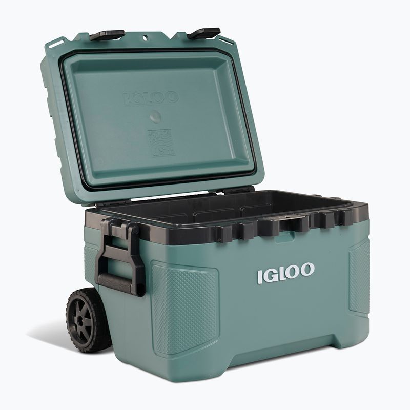Lodówka turystyczna Igloo Trailmate 52 Roller 49 l spruce/obsidian grey 7