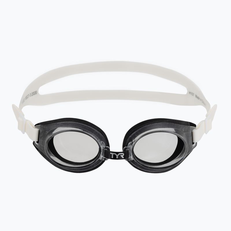 Okulary do pływanie dziecięce TYR Foam Youth clear/black/white 2