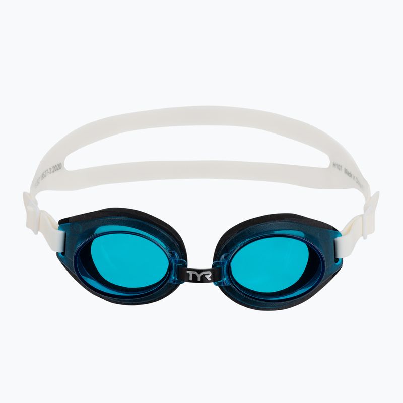 Okulary do pływanie dziecięce TYR Foam Youth blue/black/white 2