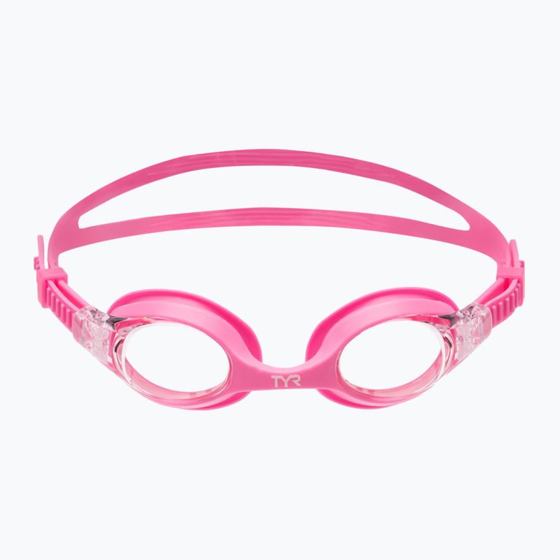 Okulary do pływania dziecięce TYR Swimple clear/ pink 2