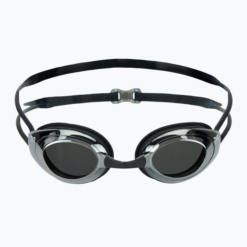 Okulary do pływania TYR Blackhawk Racing Mirrored silver/ metal/ black 2