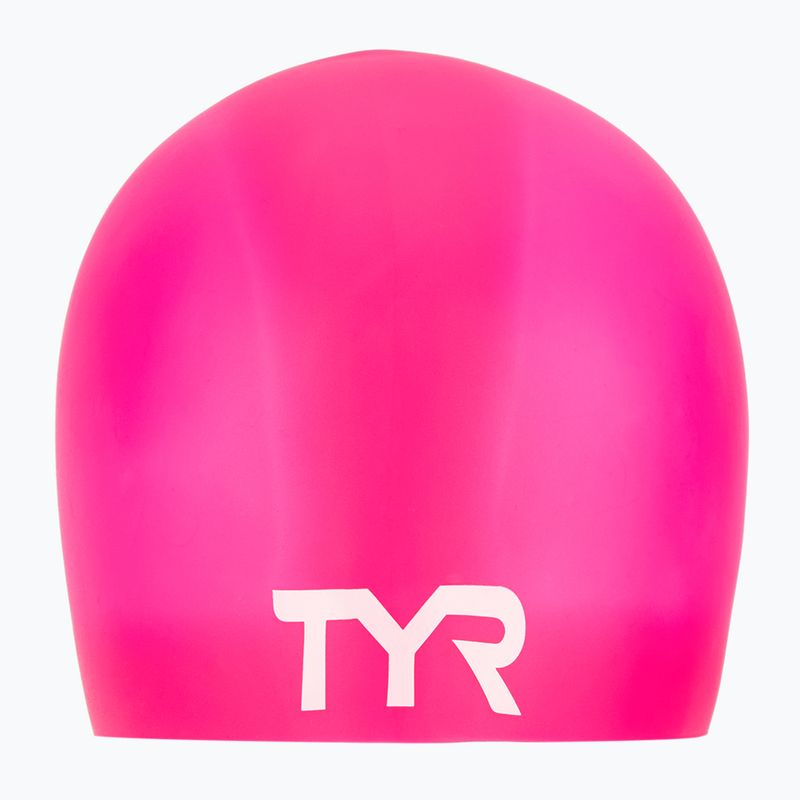 Czepek pływacki TYR Wrinkle Free Silicone pink