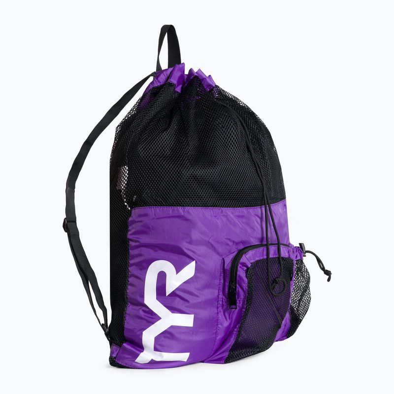 Worek pływacki TYR Big Mesh Mummy Bag 40 l purple 2