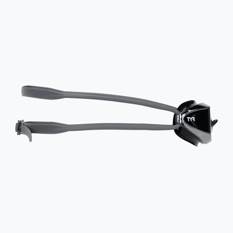 Okulary do pływania TYR Tracer-X Racing Mirrored silver/black 3