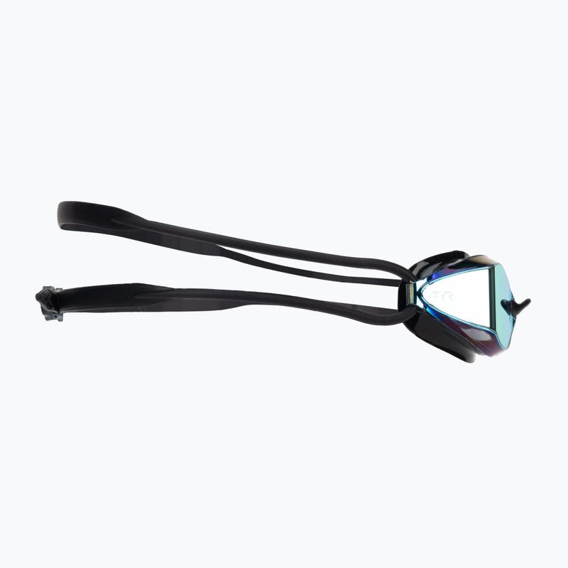 Okulary do pływania TYR Tracer-X Racing Mirrored gold/black 3
