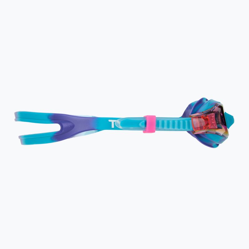 Okulary do pływania dziecięce TYR Swimple Tie Dye Mirrored purple/turqoise/purple 3