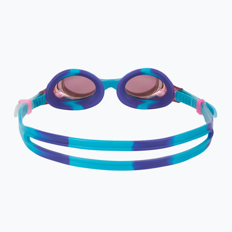 Okulary do pływania dziecięce TYR Swimple Tie Dye Mirrored purple/turqoise/purple 4