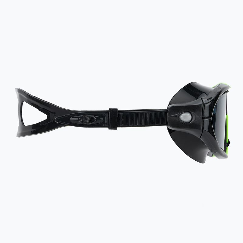 Maska do pływania TYR Orion smoke/ black/ yellow 3