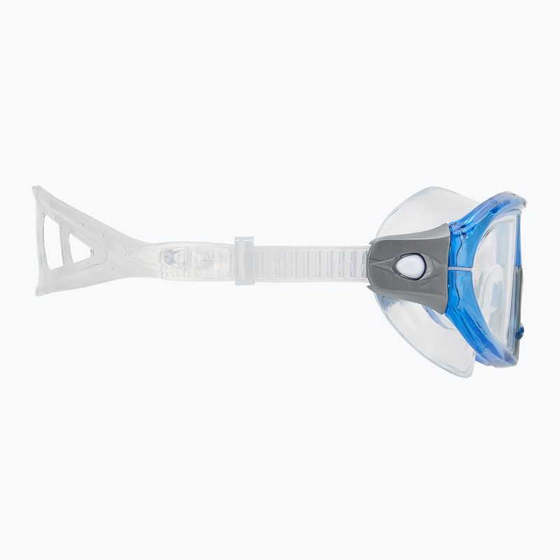 Maska do pływania TYR Orion clear/ blue/ grey 3