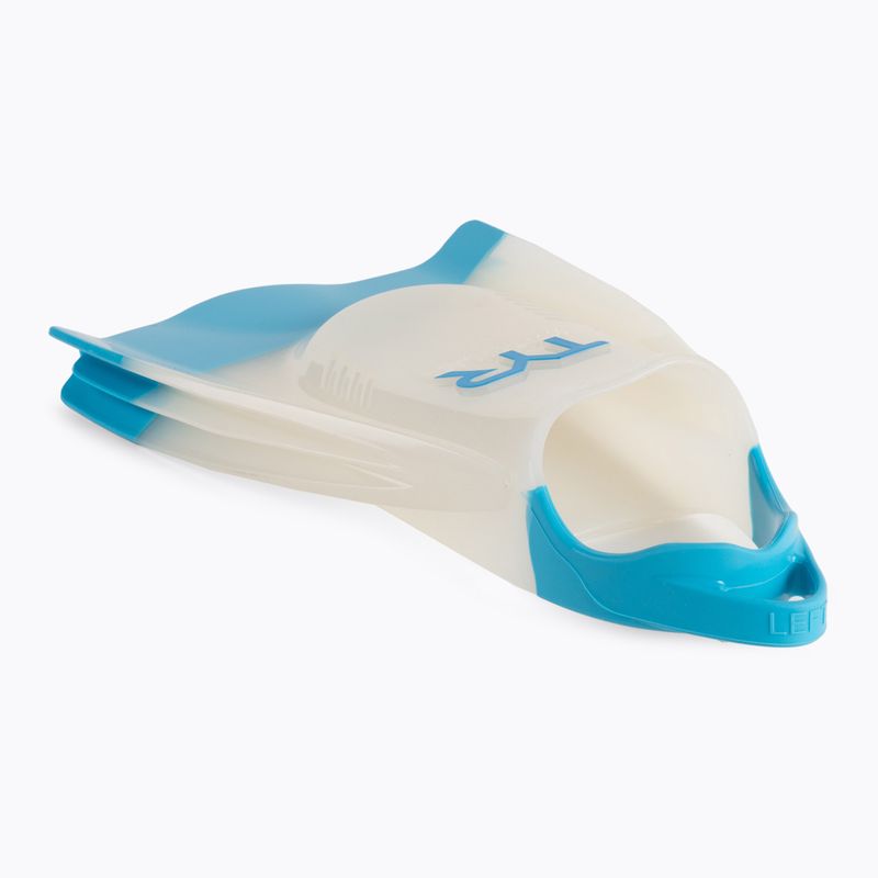 Płetwy do pływania TYR Hydroblade white/blue 4