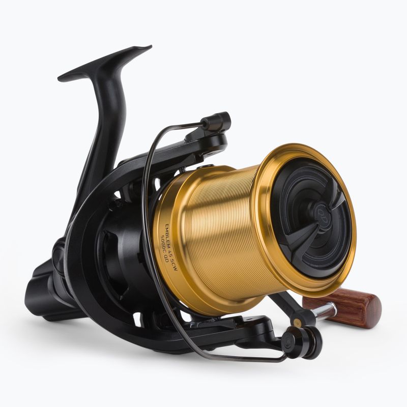 Kołowrotek karpiowy Daiwa Emblem 20 - 45 SCW QD OT czarny/złoty