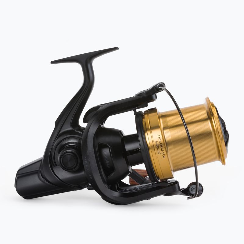 Kołowrotek karpiowy Daiwa Emblem 20 - 45 SCW QD OT czarny/złoty 2