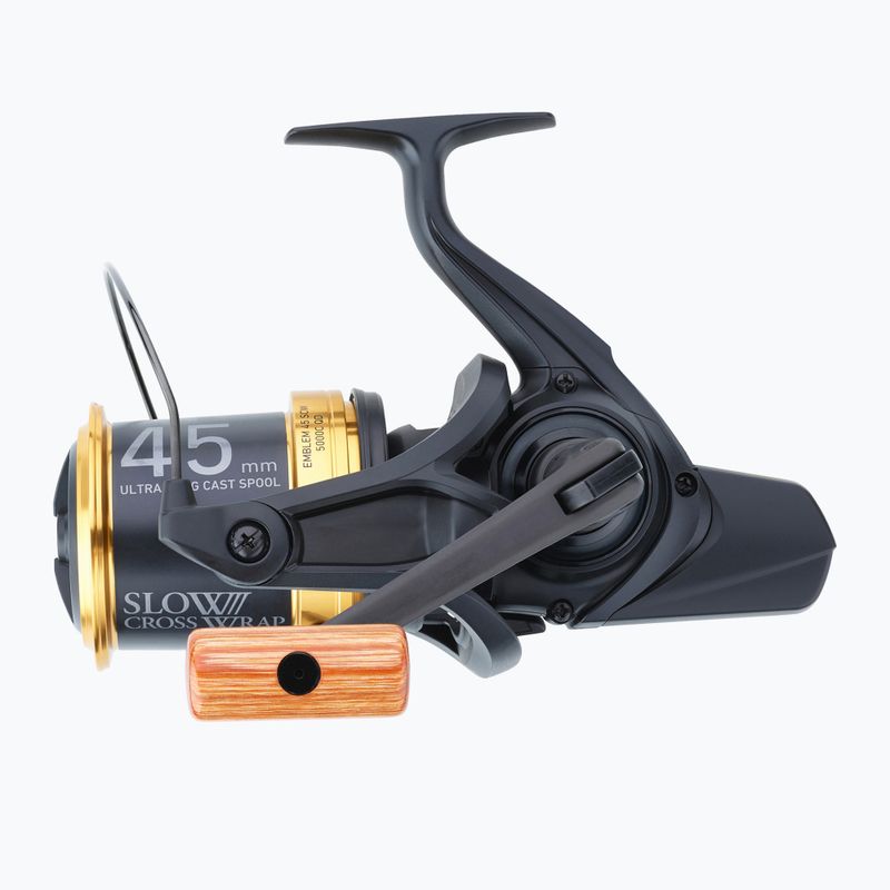 Kołowrotek karpiowy Daiwa Emblem 20 - 45 SCW QD OT czarny/złoty 4