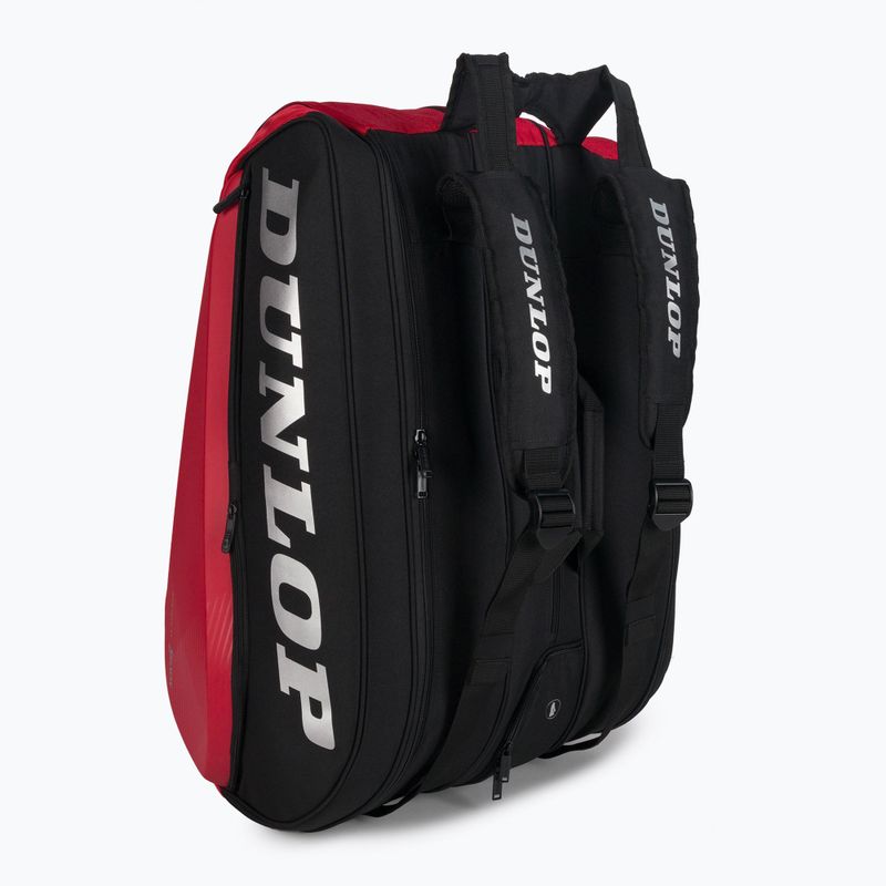 Torba tenisowa Dunlop CX Performance 8RKT Thermo 65 l czarno-czerwona 103127 4