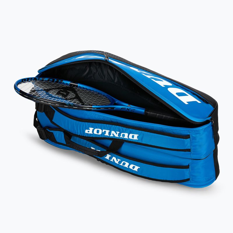 Torba tenisowa Dunlop FX-Club 6 RKT black/black 8