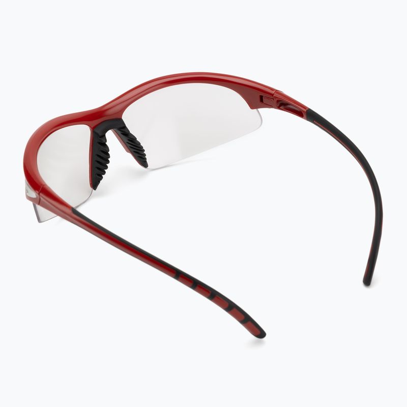 Okulary do squasha Dunlop Competition Eyewear Protective red/clear 2
