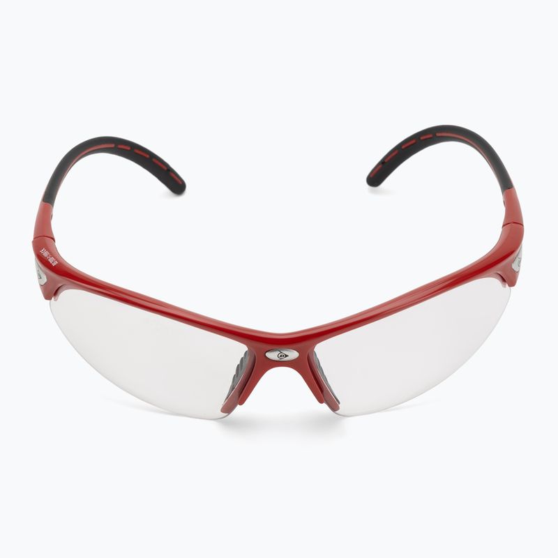Okulary do squasha Dunlop Competition Eyewear Protective red/clear 3