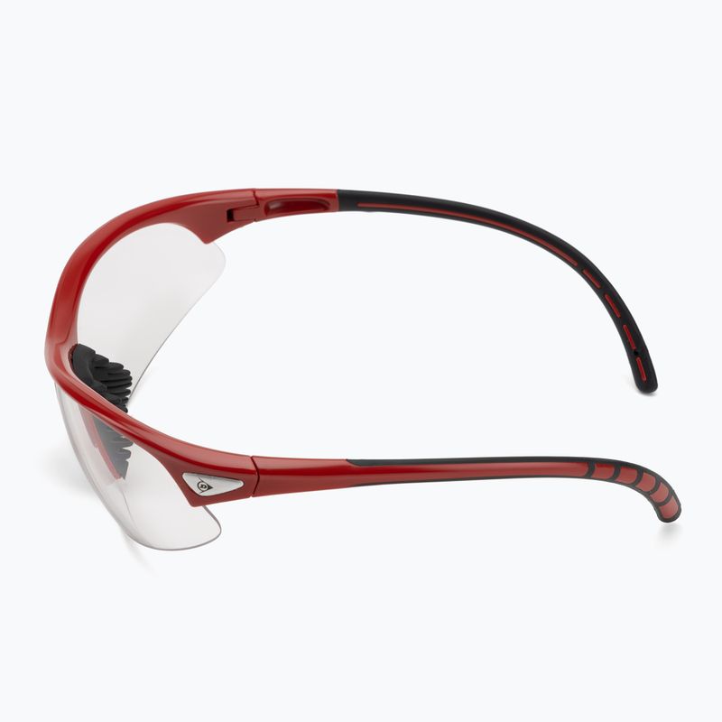 Okulary do squasha Dunlop Competition Eyewear Protective red/clear 4