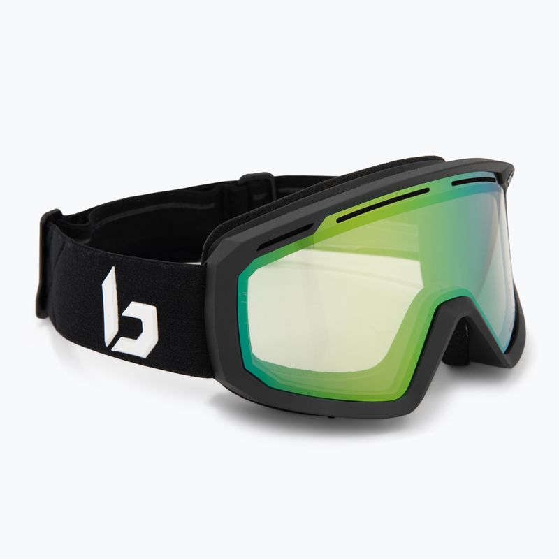 Gogle narciarskie Bollé Y7 OTG black matte/phantom green emerald photochromic