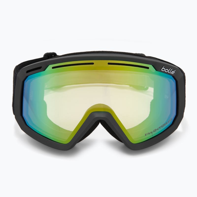 Gogle narciarskie Bollé Y7 OTG black matte/phantom green emerald photochromic 2