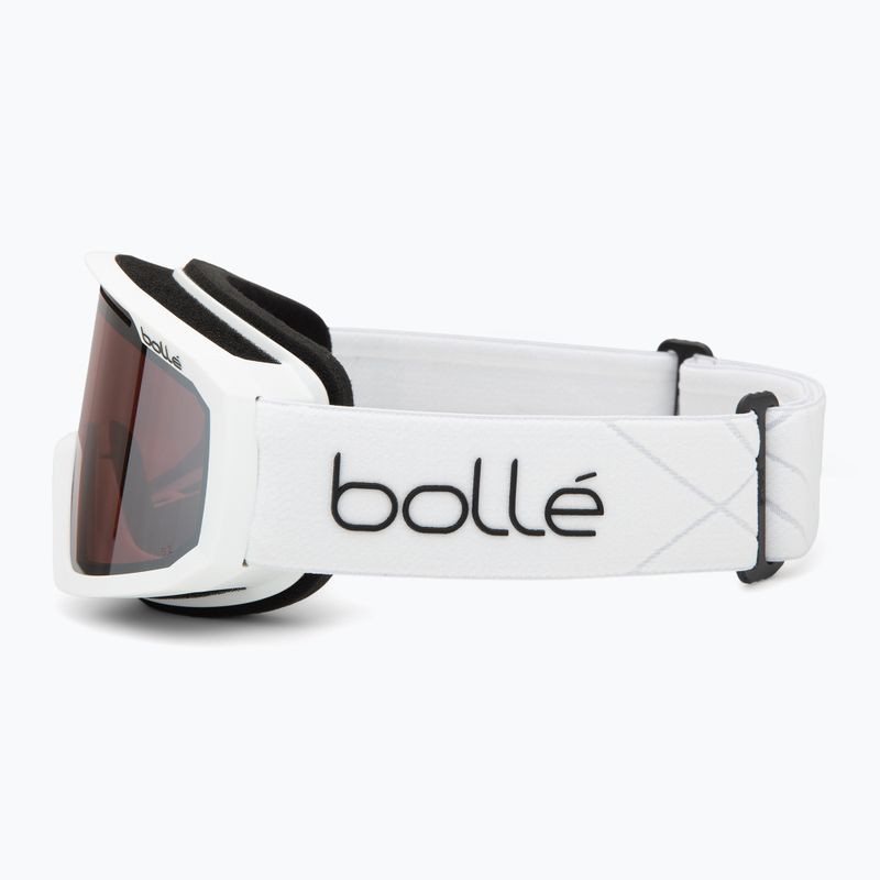 Gogle narciarskie Bollé Y7 OTG white matte/vermillon gun 4